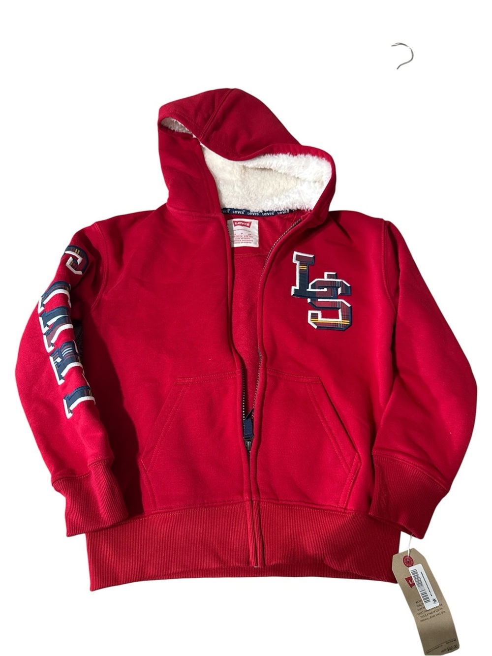 Levi's Boys'Regular-Fit Long-Sleeve Hoodie new with tag 8-10 yrs - Picture 6 of 7